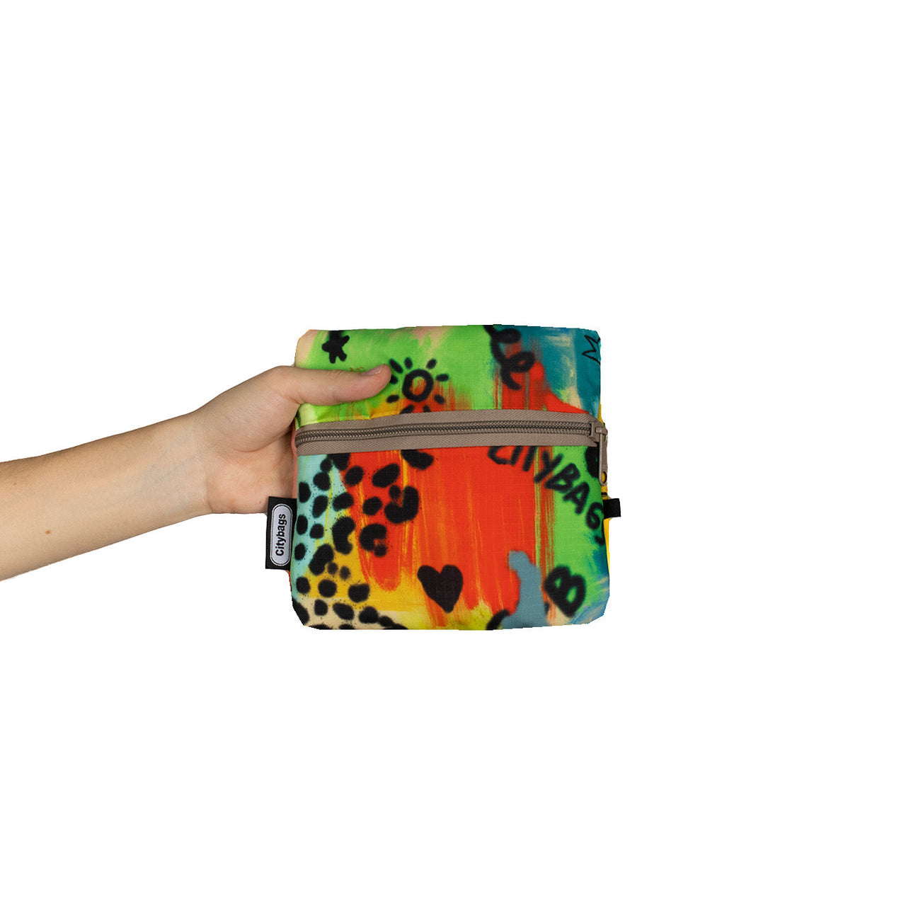 Tula Plegable ULTRA Estampado Graffiti Citybags Multicolor