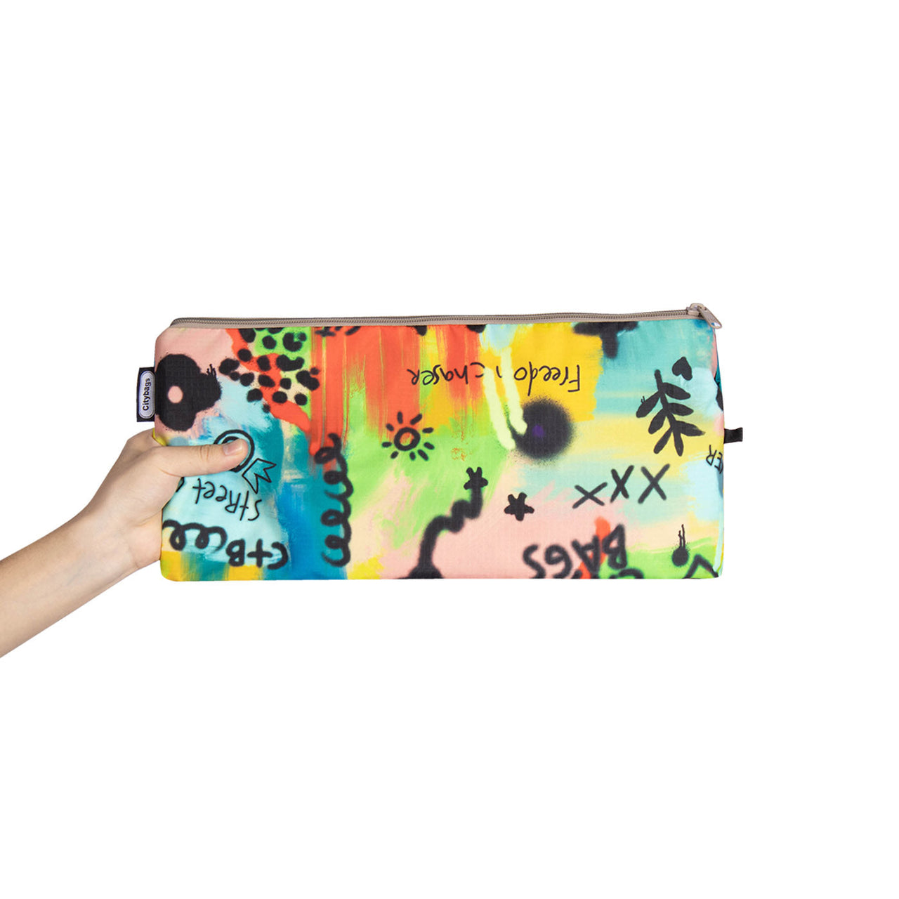 Maleta M ULTRA Plegable Estampado Graffiti Citybags Multicolor