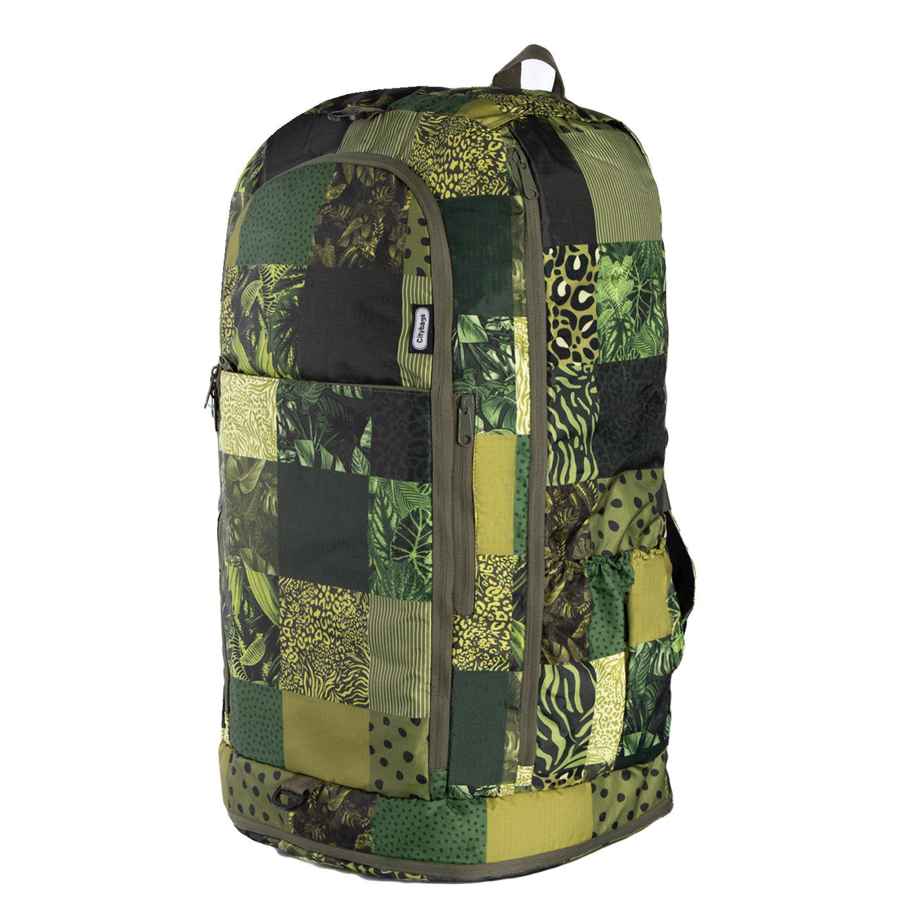 Morral Aventura ULTRA Plegable Estampado Green Citybags Multicolor