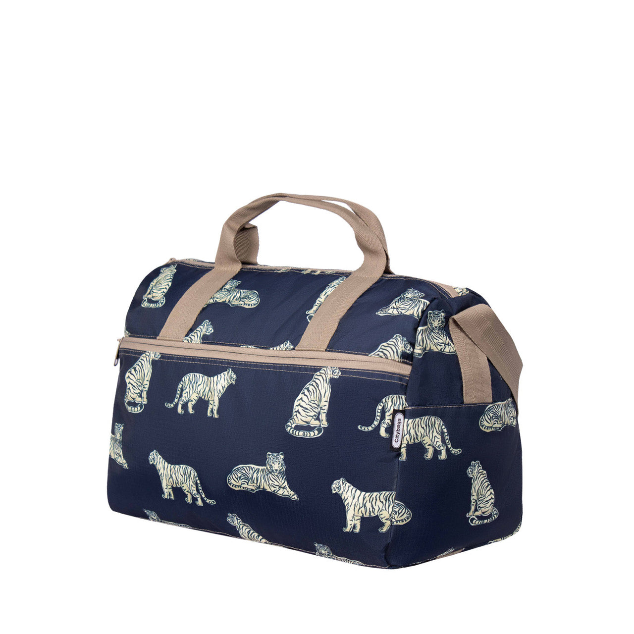 Maleta M ULTRA Plegable Estampado Tigres Citybags Multicolor