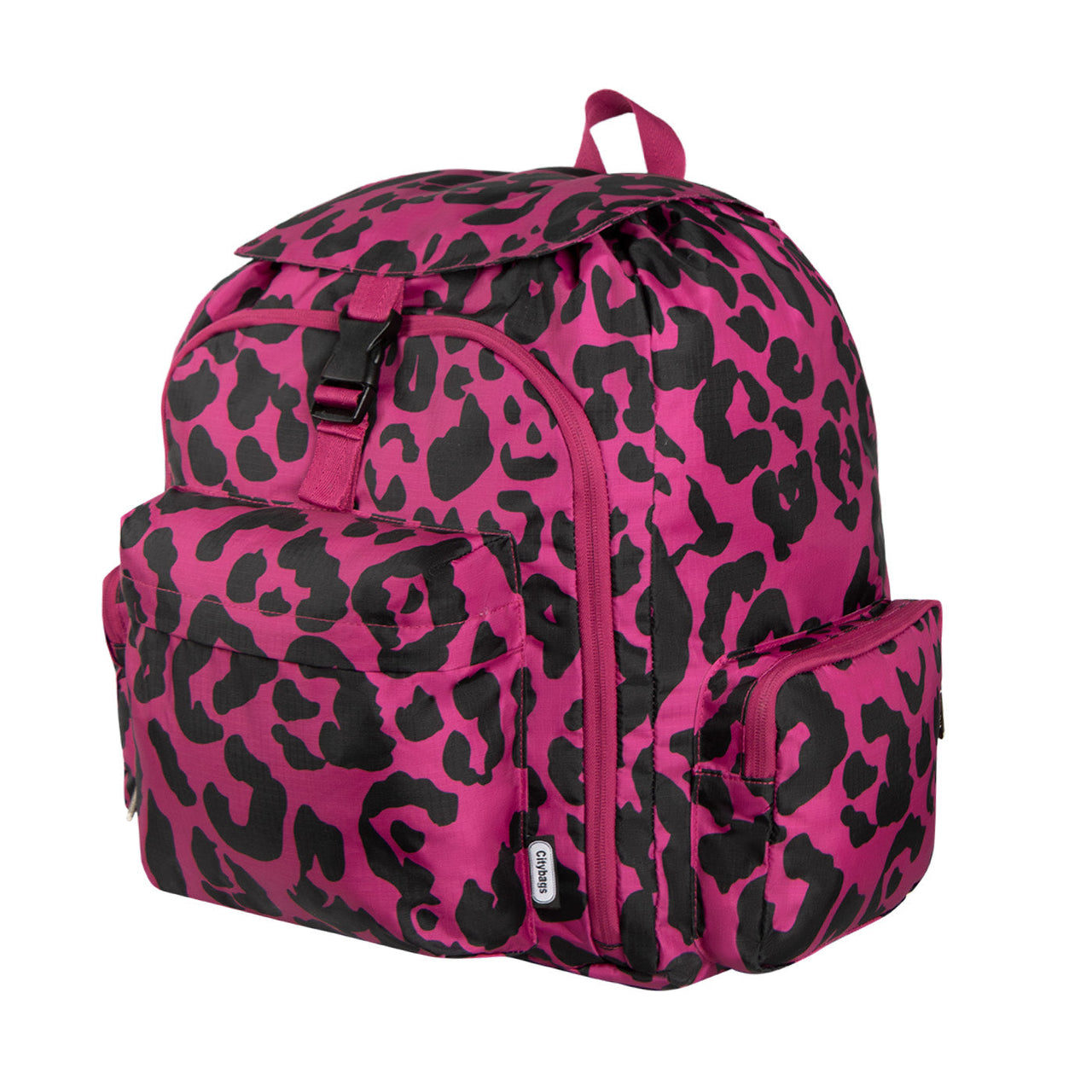 Morral Mochilero XL ULTRA Estampado Viva Magenta Citybags Multicolor