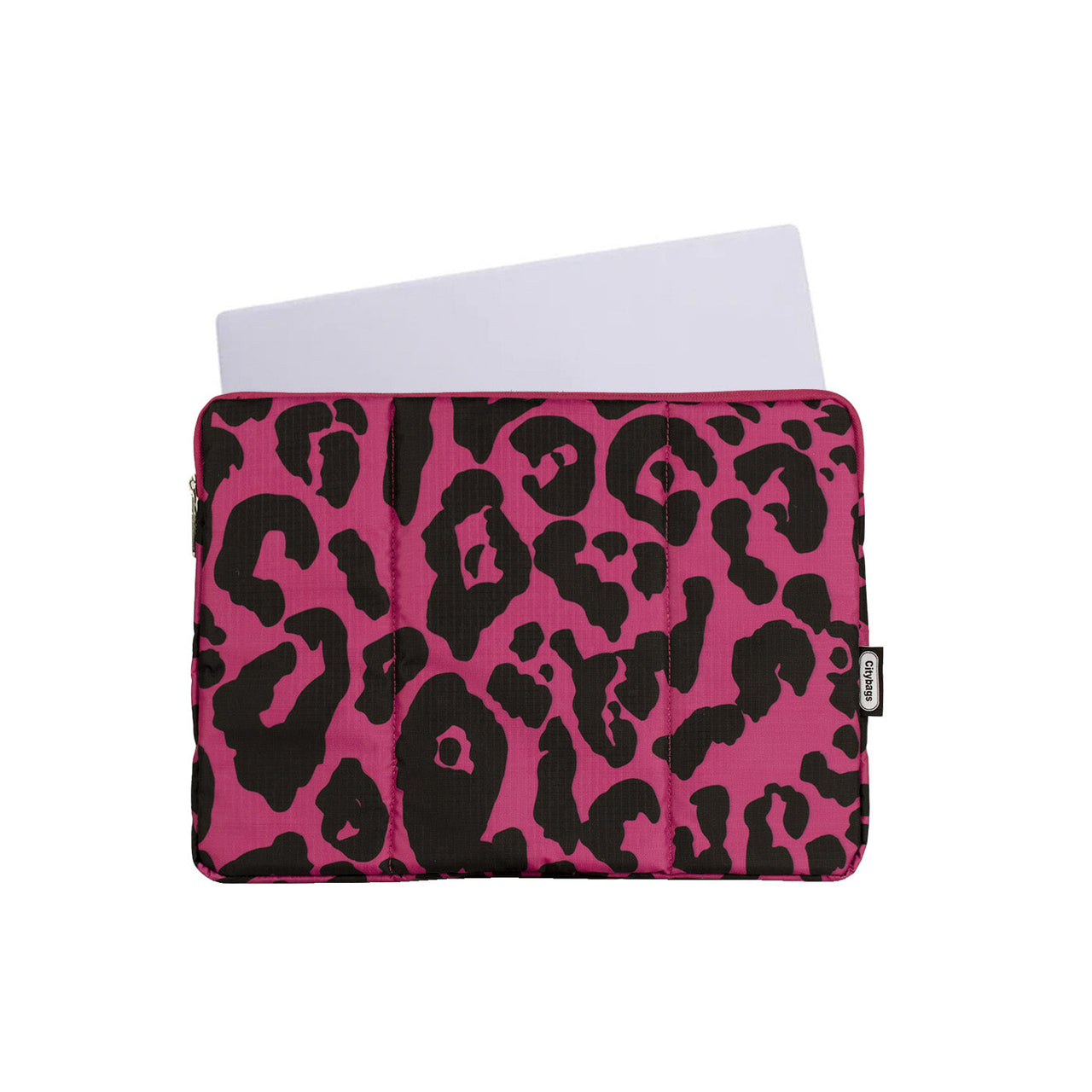 Estuche Laptop Pequeño Ultra Estampado Viva Magenta Citybags Multicolor 33x23x2