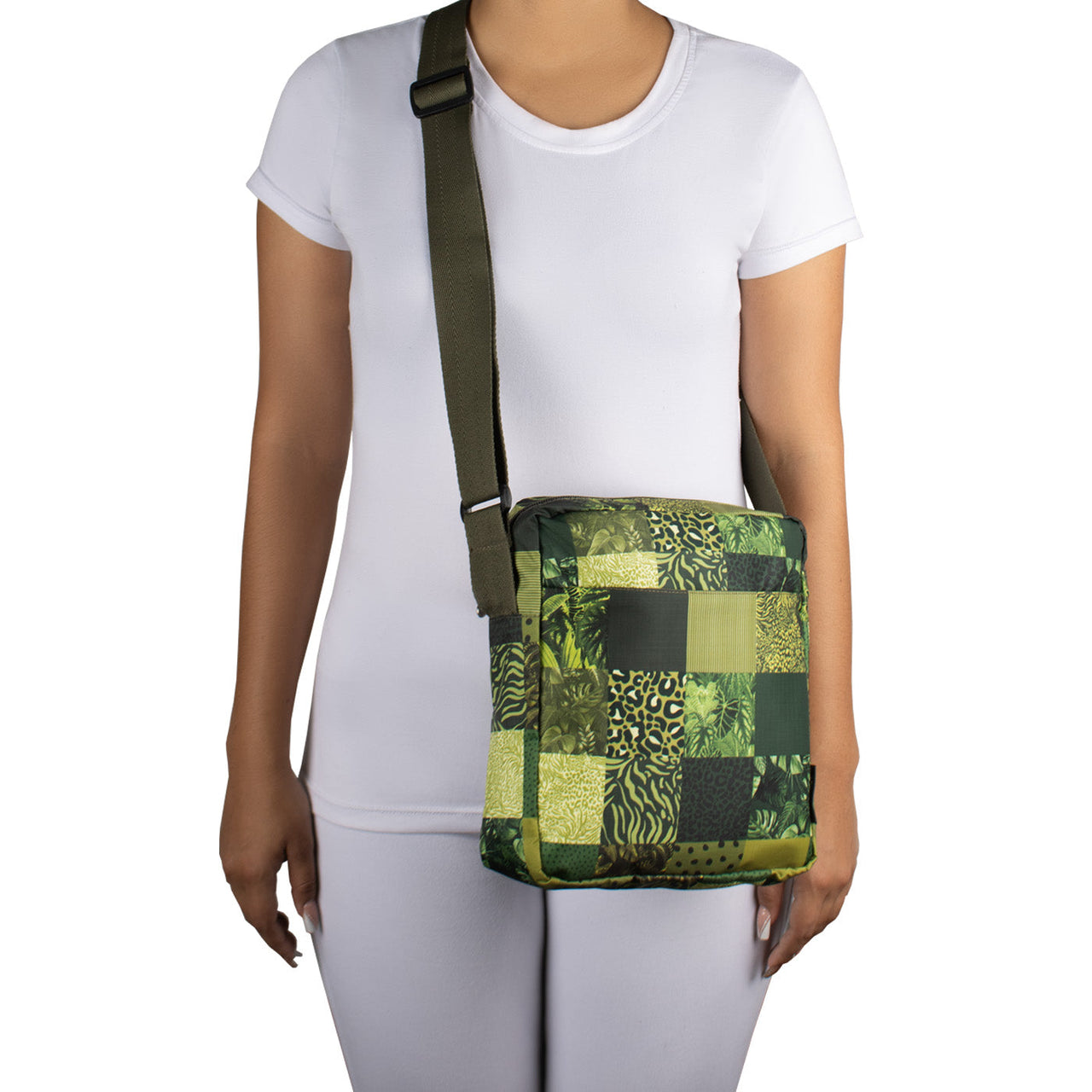 Bolso Manos libres Viajero Citybags Ultra Estampado Green