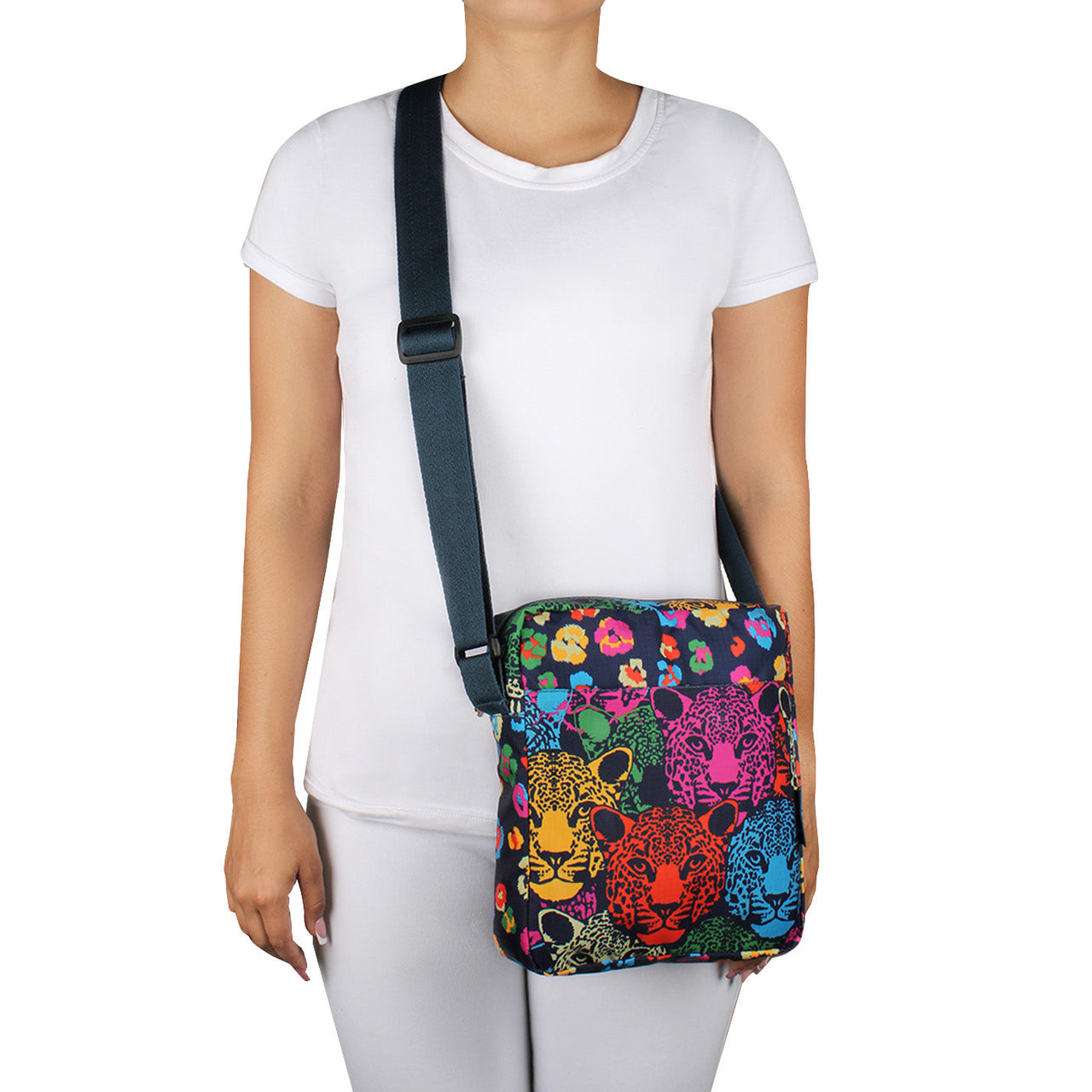 Bolso Manos libres Viajero Citybags Ultra Estampado Panteras