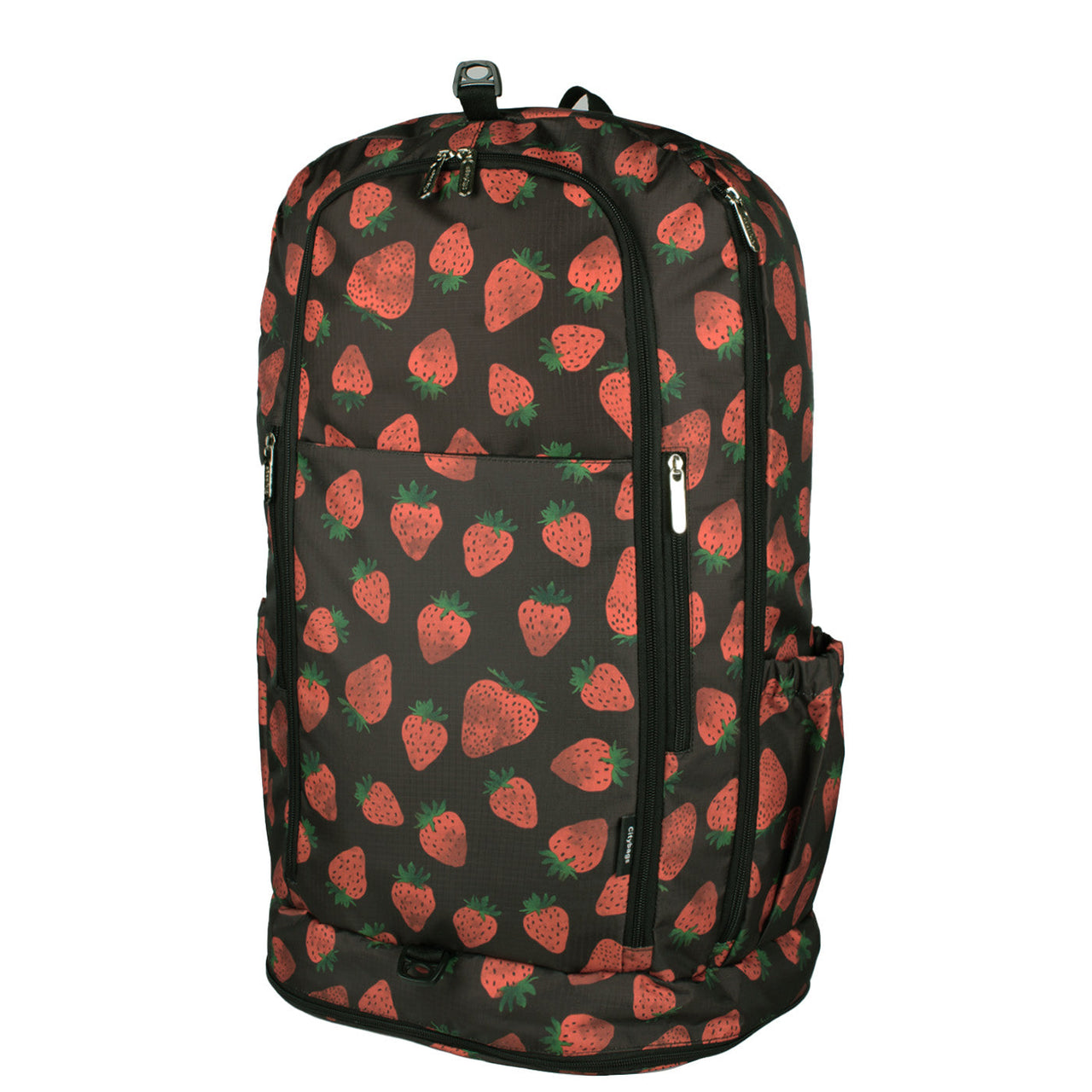 Morral Aventura ULTRA Plegable Estampado Fresas  Citybags Multicolor