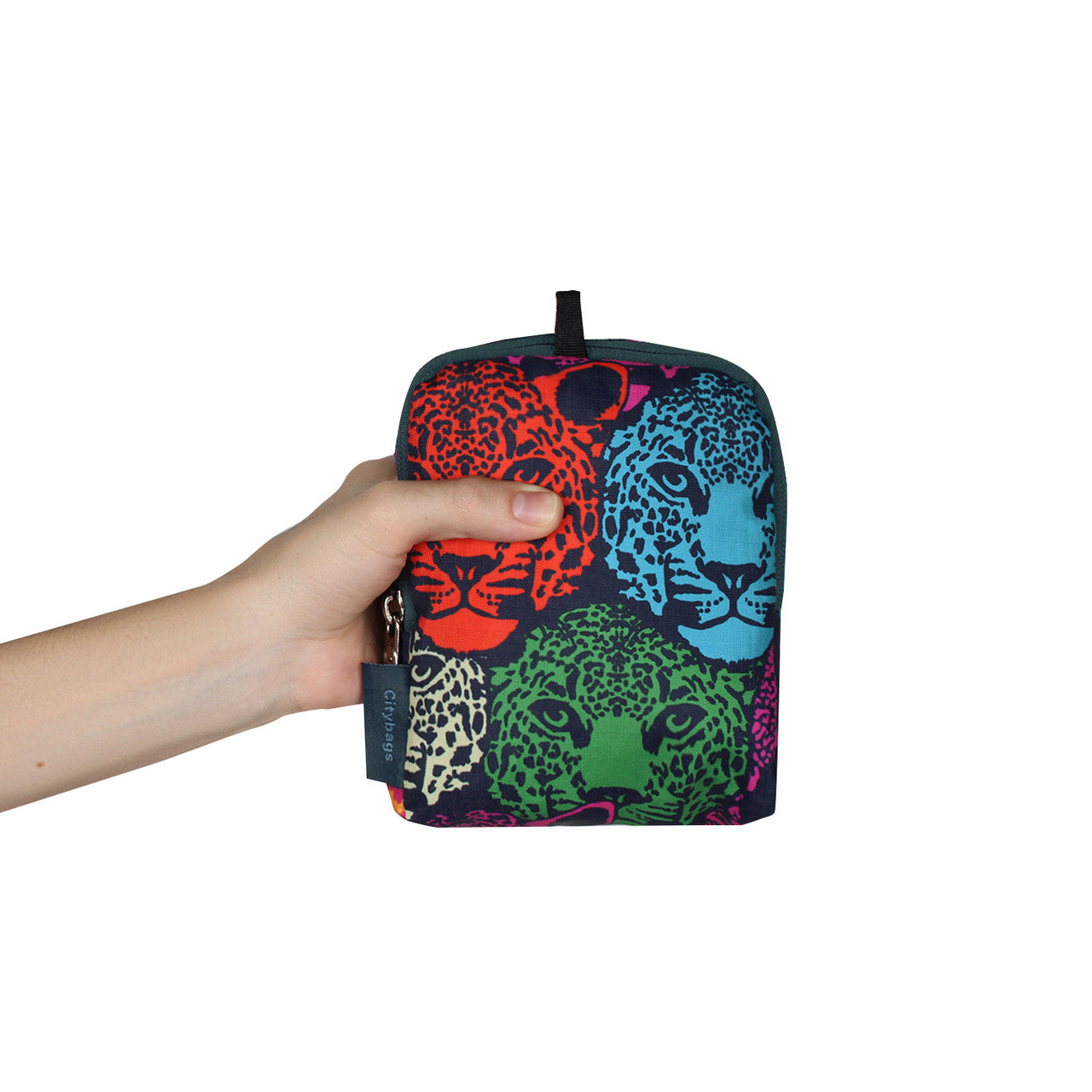 Morral Plegable ULTRA Estampado Panteras Citybags Multicolor
