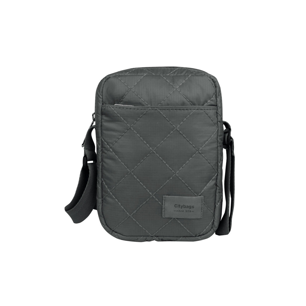 Bolso Manos Libres Mini Puffer Gris