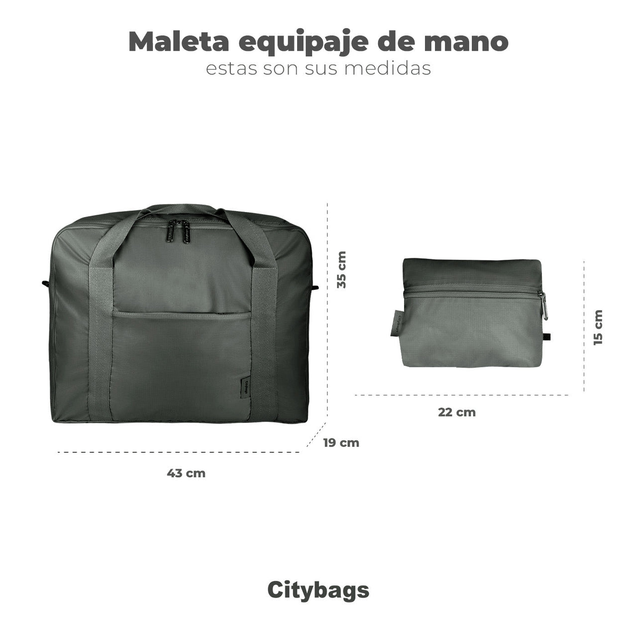 Maleta Articulo Personal  Plegable ULTRA Estampado Nuqui Citybags Multicolor