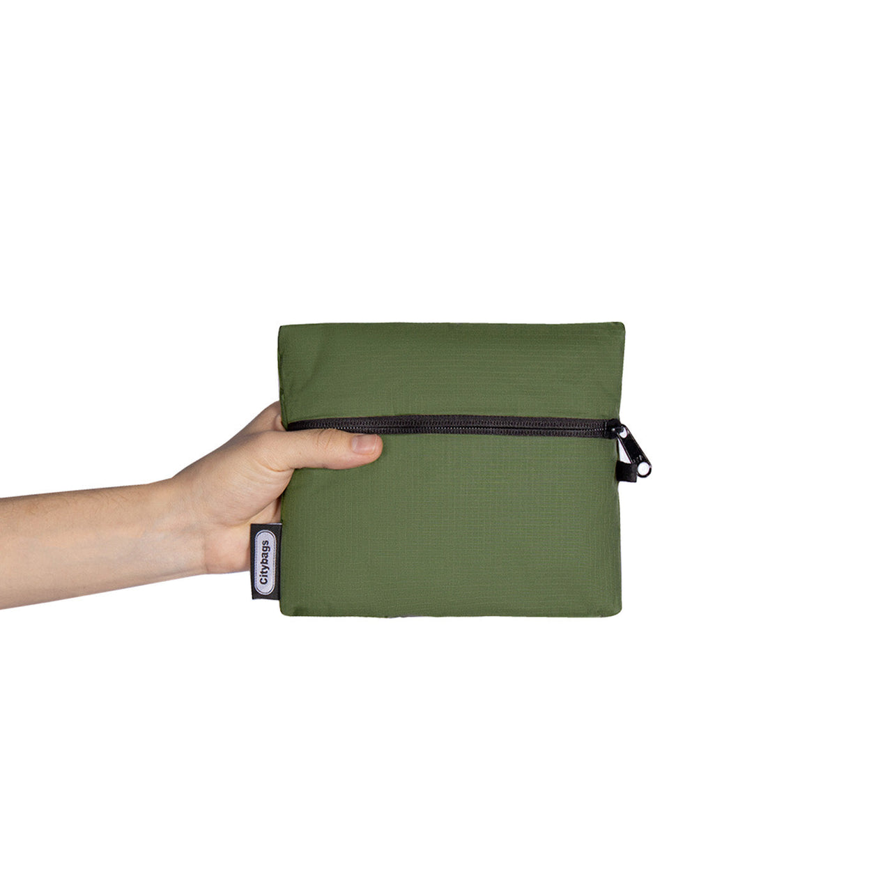 Tula Plegable Citybags Verde Militar