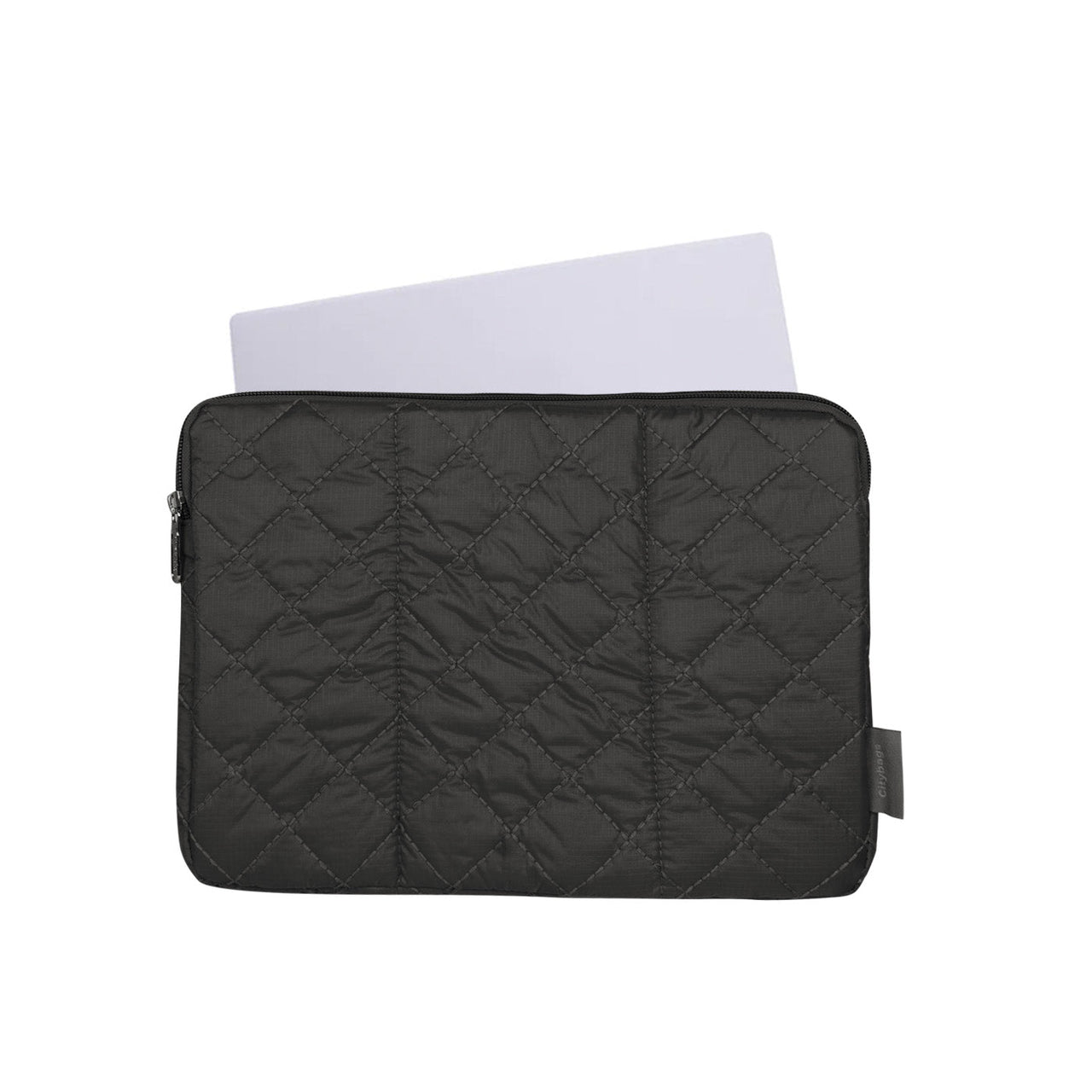 Estuche Laptop Grande Puffer Negro 37x27x2cm