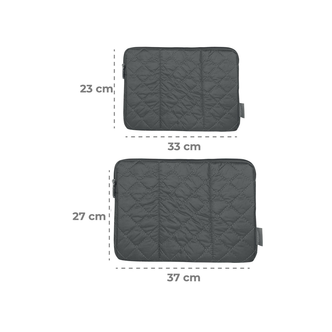 Estuche Laptop Puffer Gris