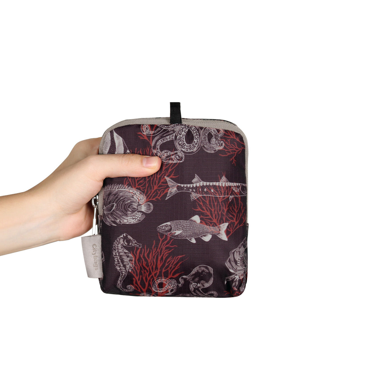 Morral Plegable ULTRA Estampado Coral Citybags Multicolor