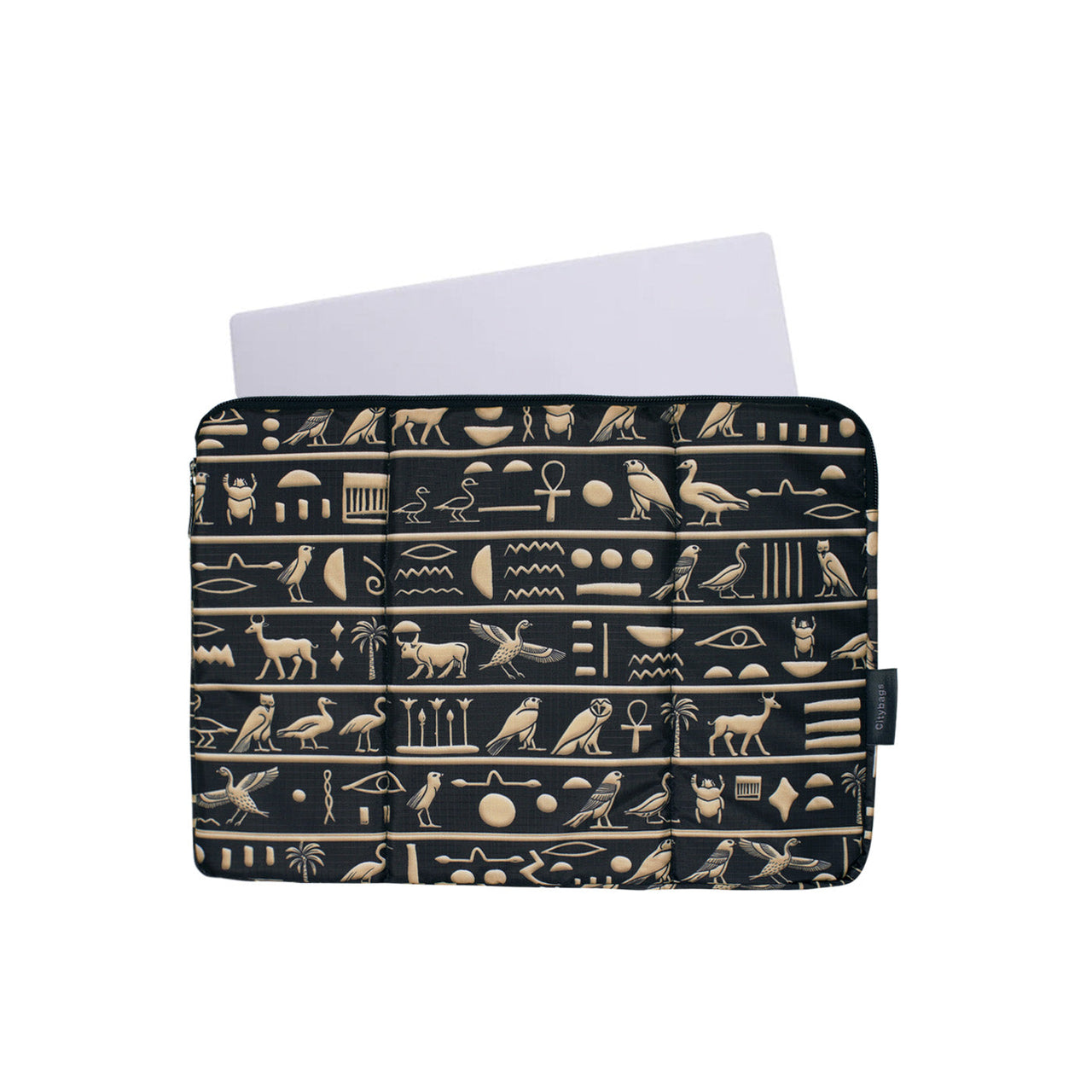 Estuche Laptop Grande ULTRA Estampado Cleopatra Citybags Multicolor 37x27x2cm