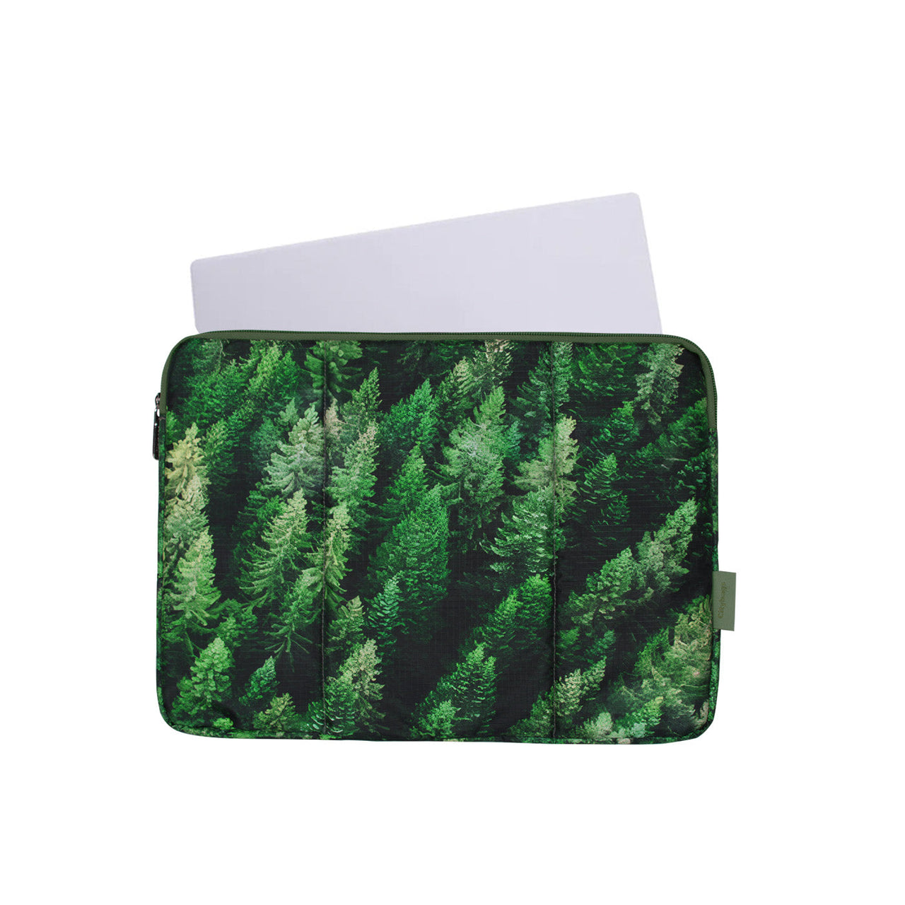 Estuche Laptop Grande ULTRA Estampado Bosque Citybags Multicolor 37x27x2cm