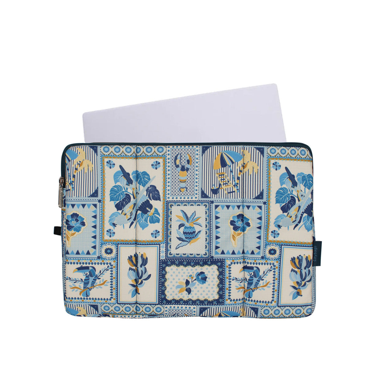 Estuche Laptop Pequeño ULTRA Estampado Tropic  Citybags 33x23x2