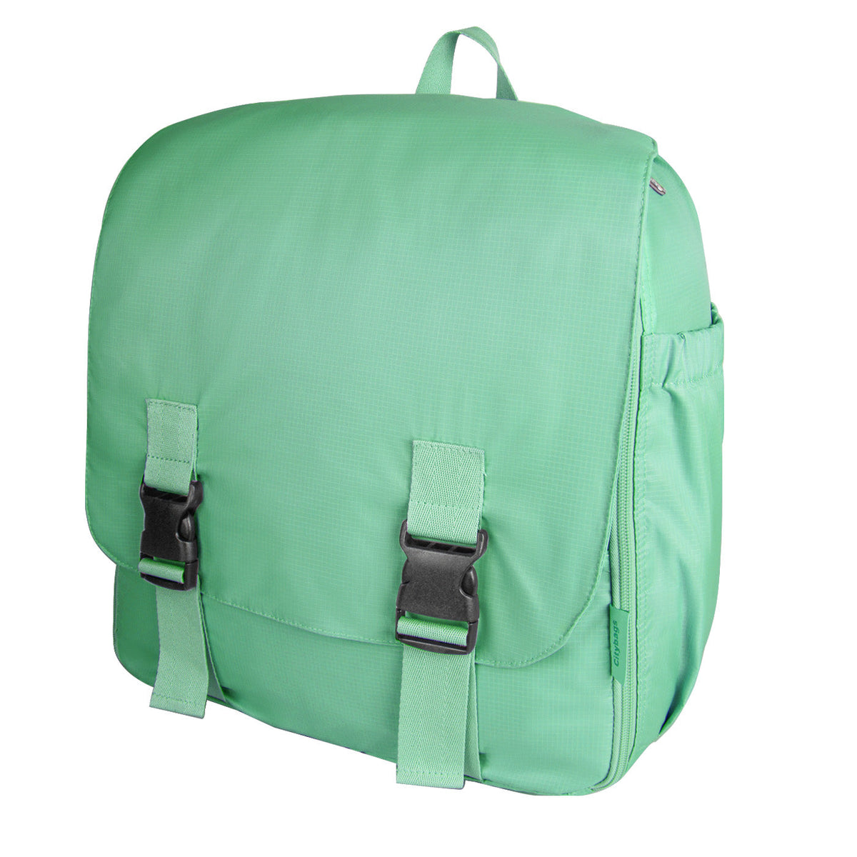 Morral Cabina Tapa PLEGABLE Verde Menta