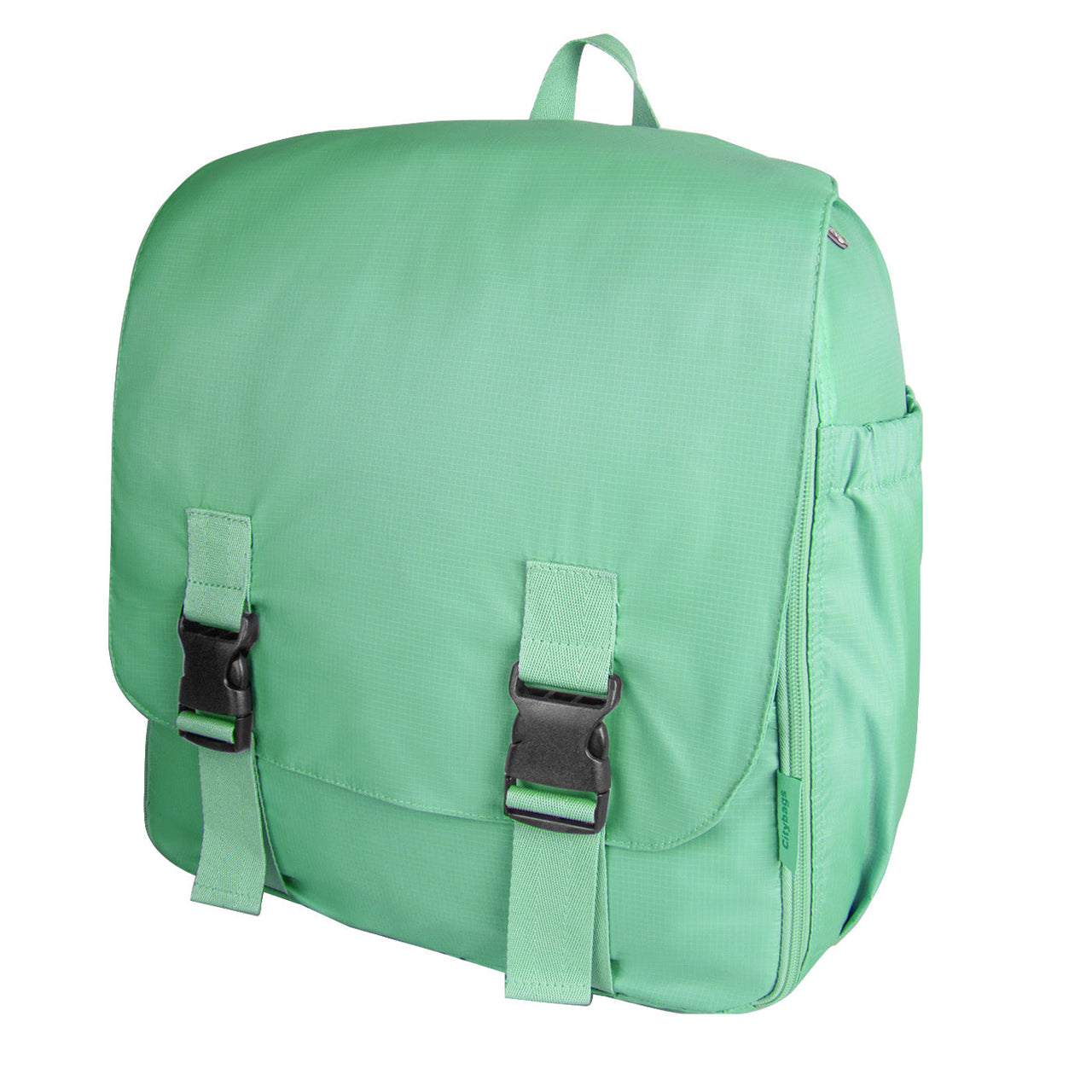 Morral Cabina Tapa Citybags Verde Menta