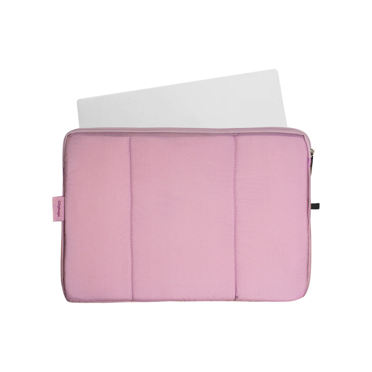 Estuche Laptop Grande Citybags Rosado Pastel 37x27x2cm
