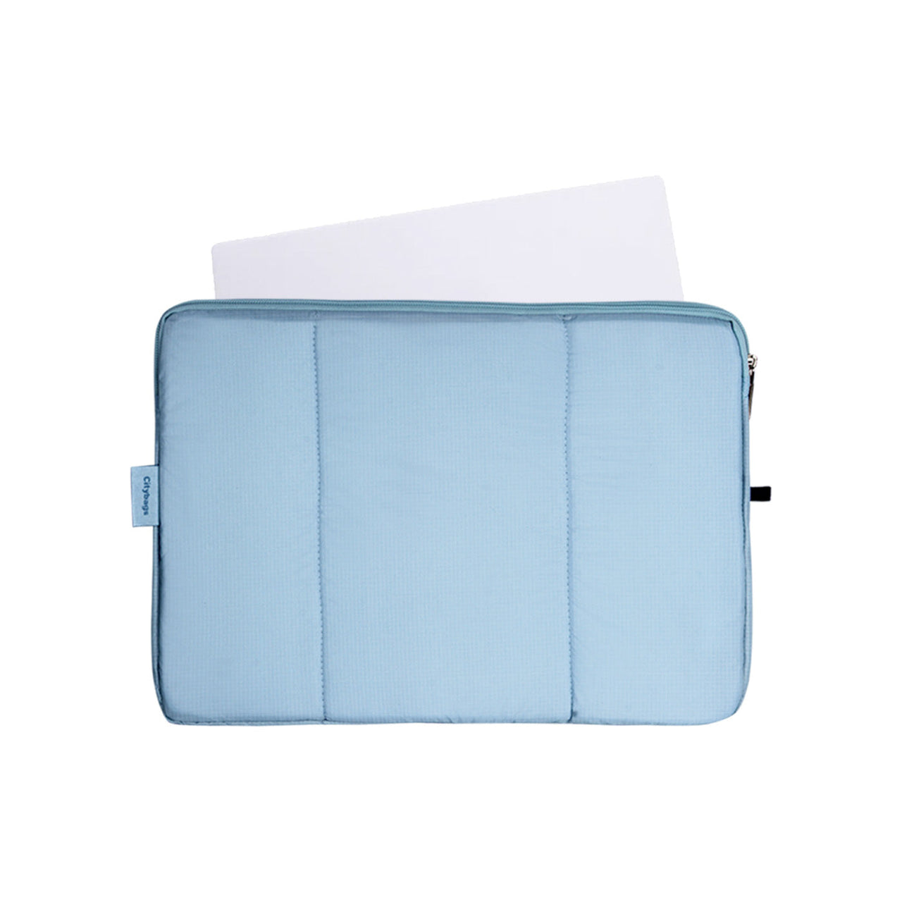 Estuche Laptop Grande Citybags Azul Claro 37x27x2cm