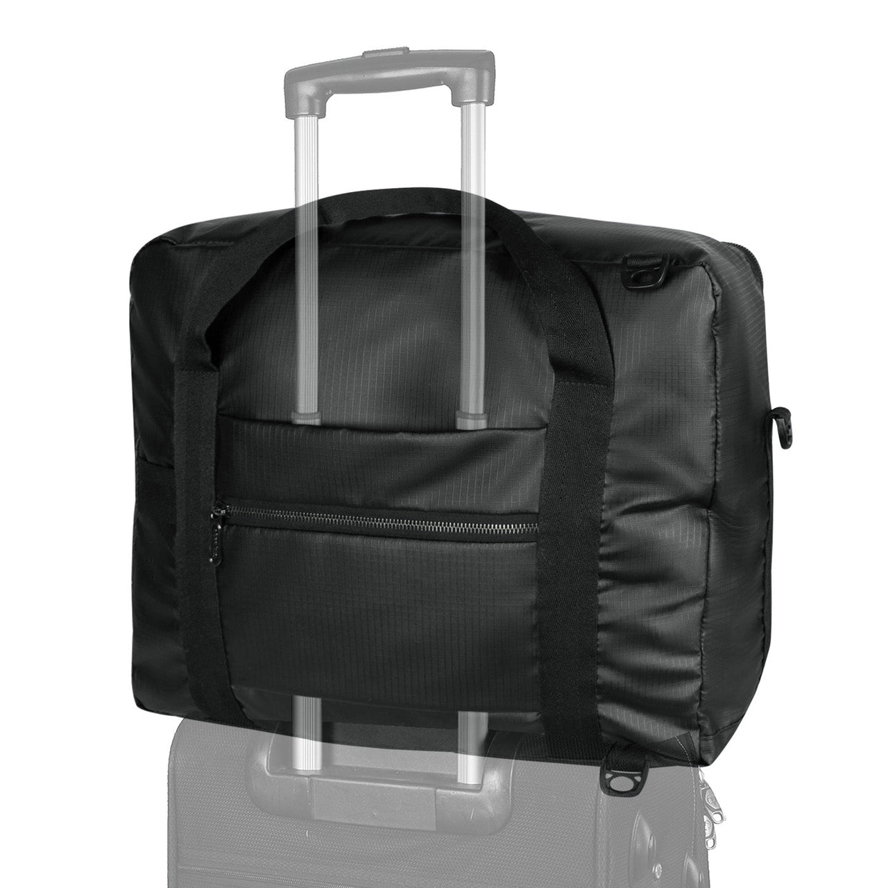 Maleta Equipaje de Mano Plegable ULTRA Brillante Negro