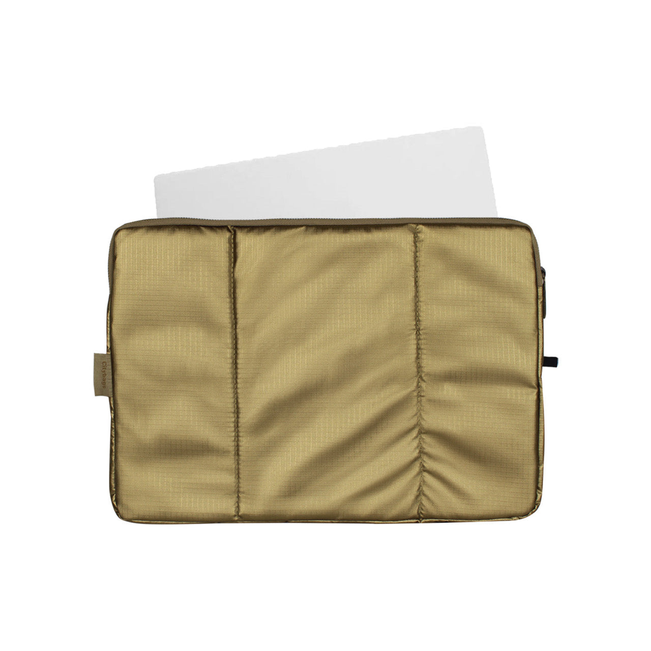 Estuche Laptop Pequeño ULTRA Brillante Gold 33x23x2