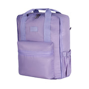 Morral Active Citybags lila: Amplio compartimento principal con forro beige
