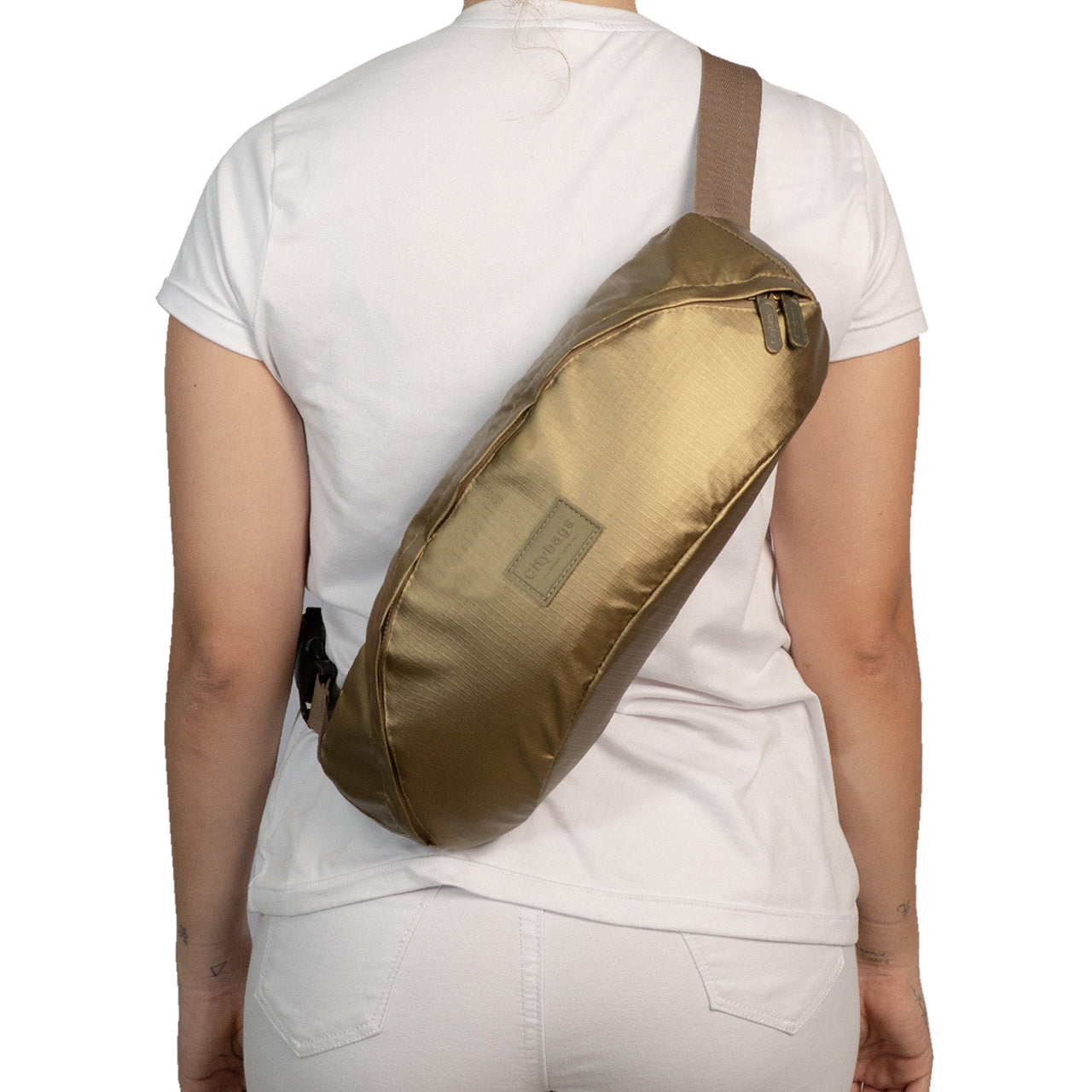 Canguro New York Ultra Citybags Brillante Gold