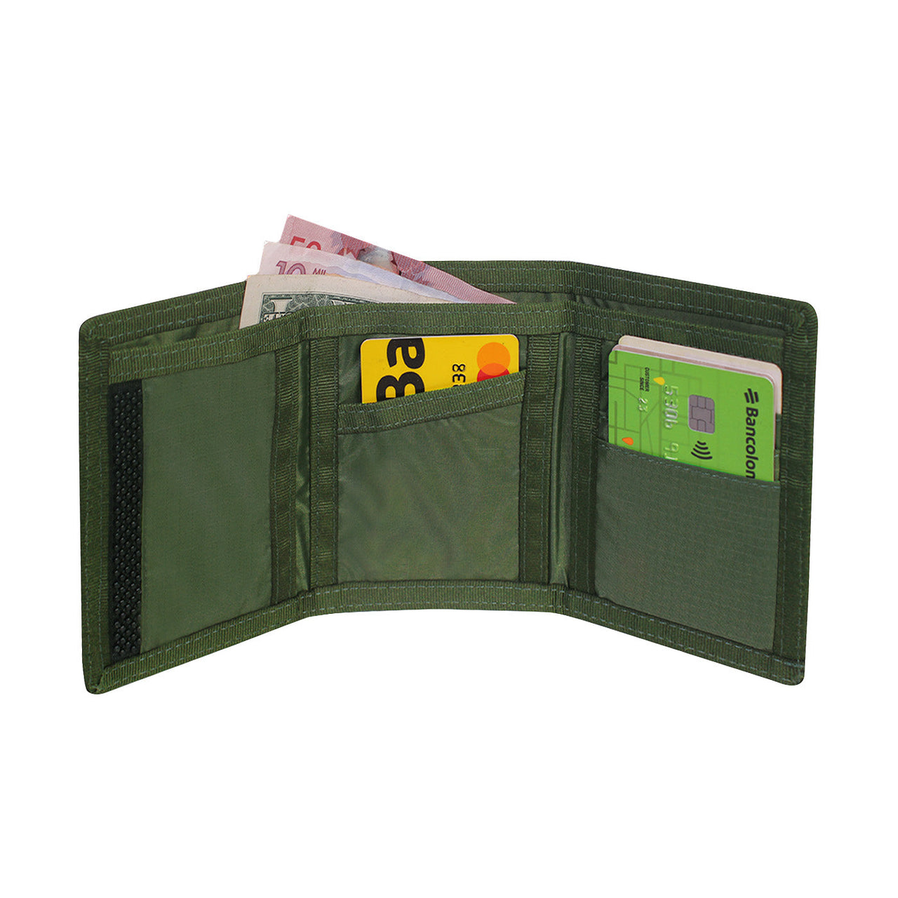 Billetera Clásica Verde Militar