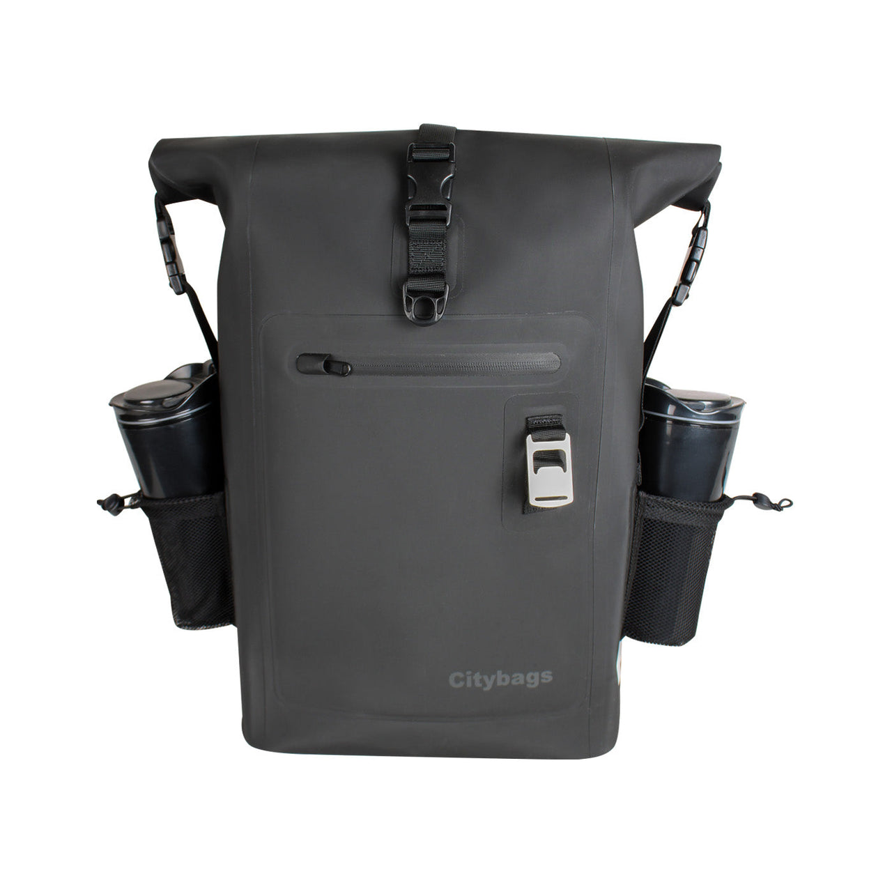 Morral Roll Top 100% impermeable Citybags Negro