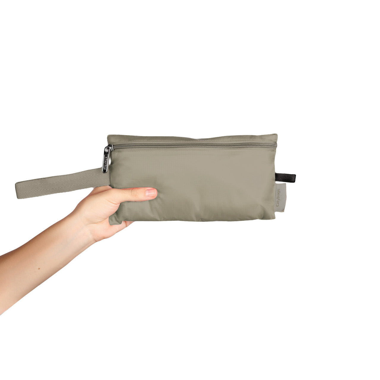 Bolso City Pequeño Manos Libres Plegable Puffer Beige