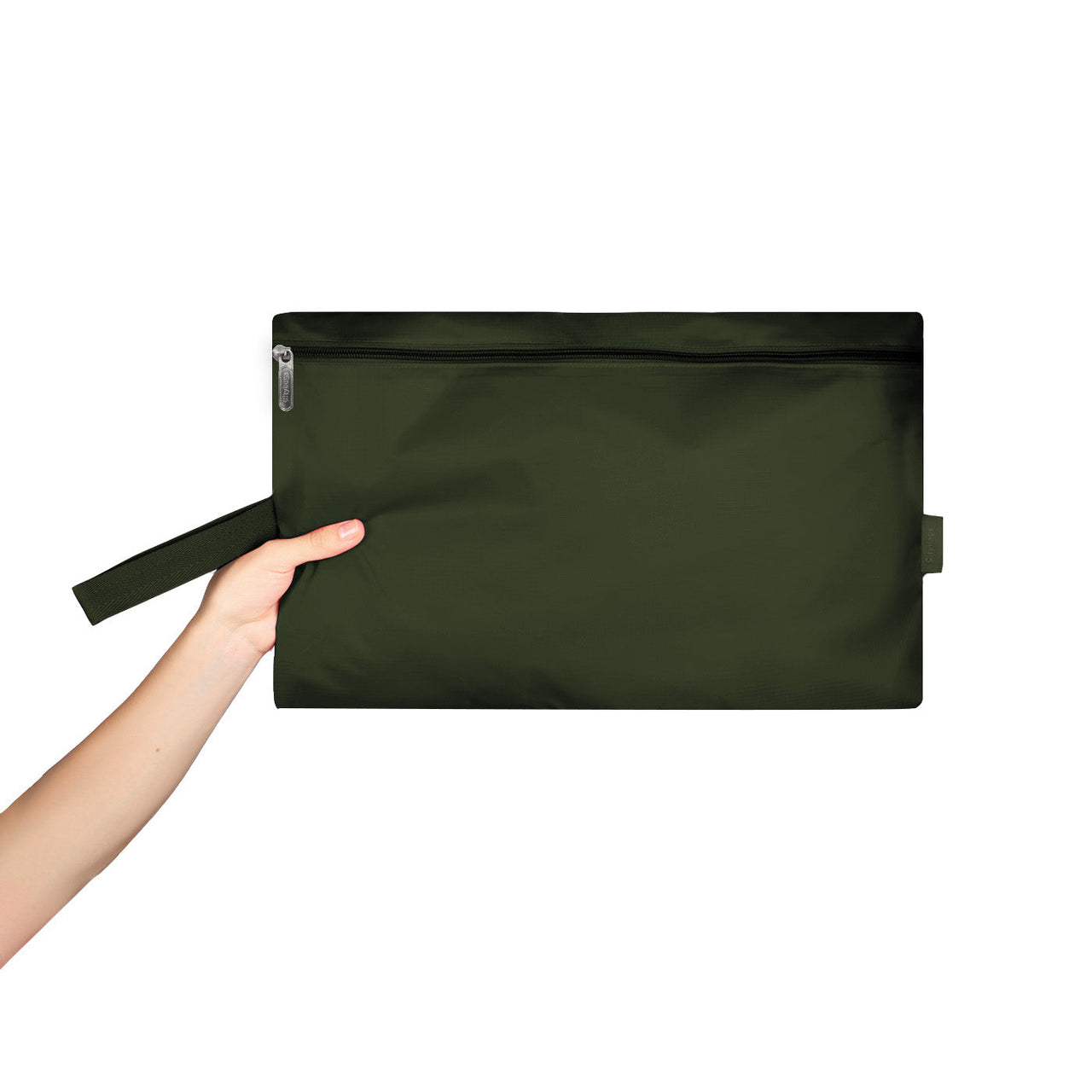 Maleta XL Plegable Puffer Verde Militar