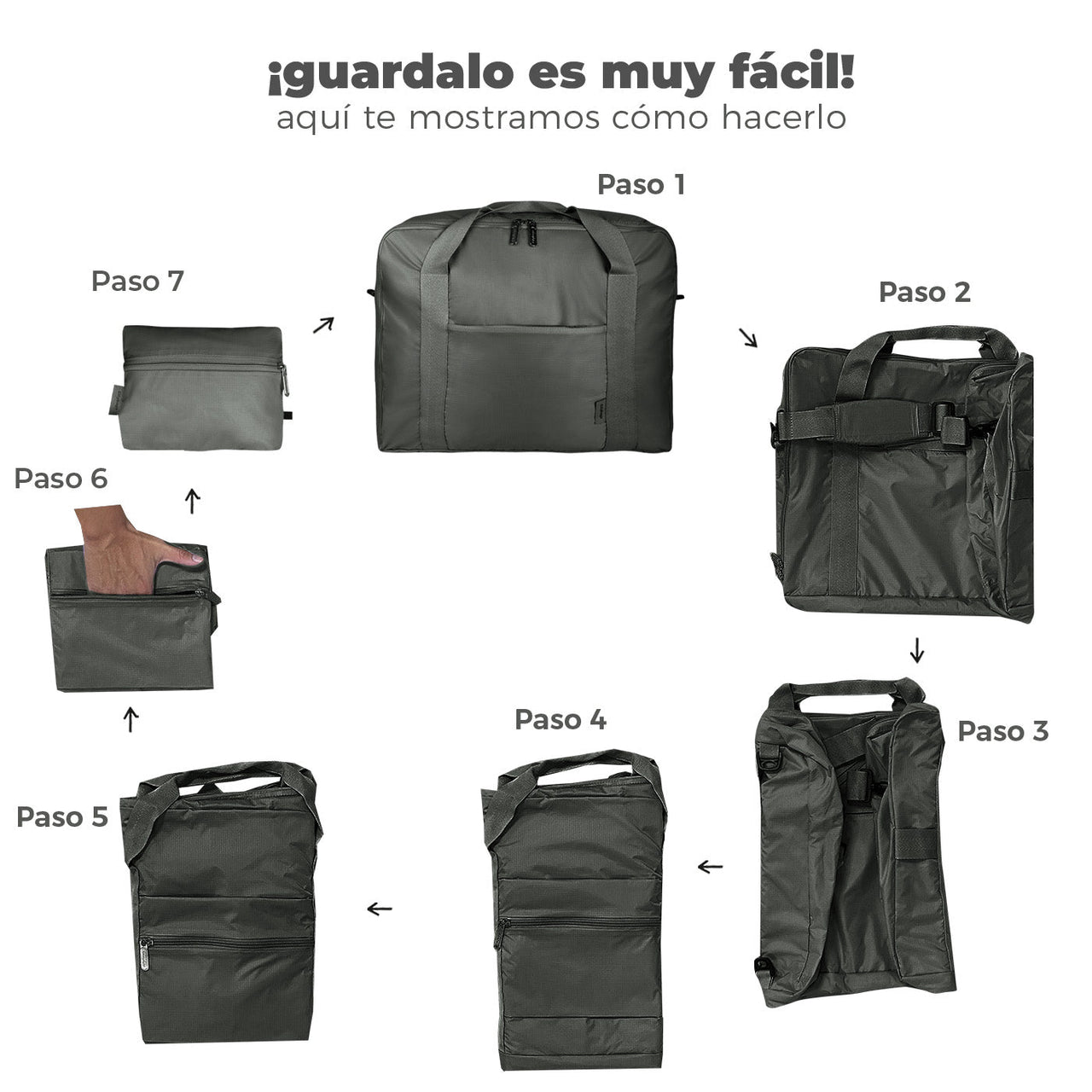 Maleta Articulo Personal  Plegable ULTRA Estampado Nuqui Citybags Multicolor