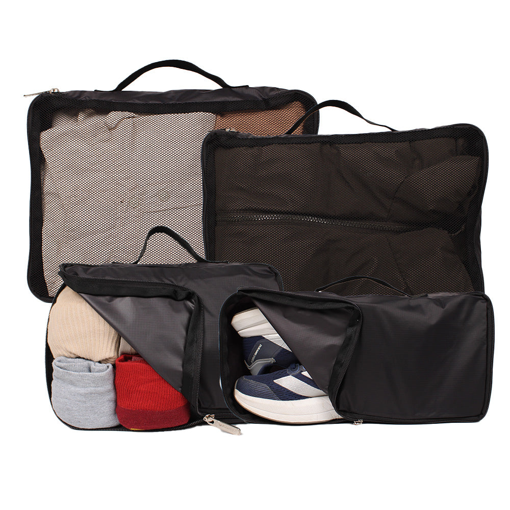 Cubos Organizadores Setx4 Morral Cabina Light Negro -NG