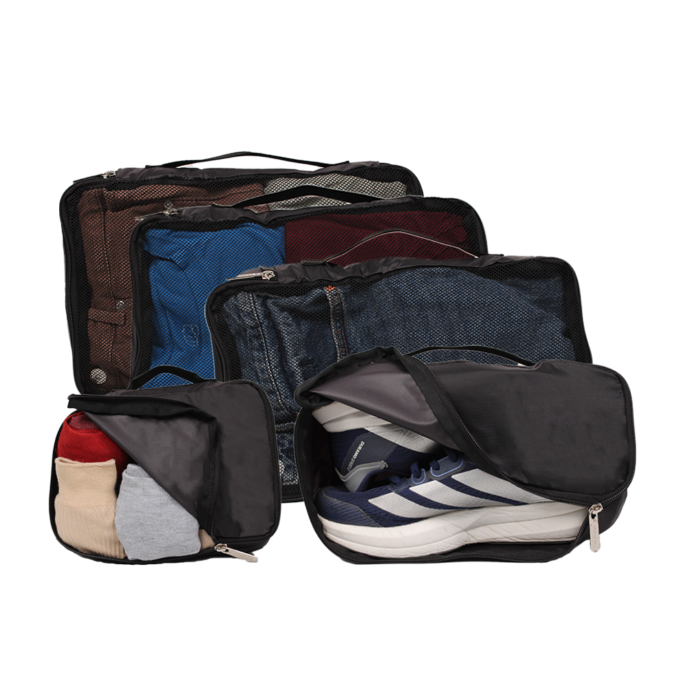 Cubos Organizadores Setx5 Morral One Light Negro -NG