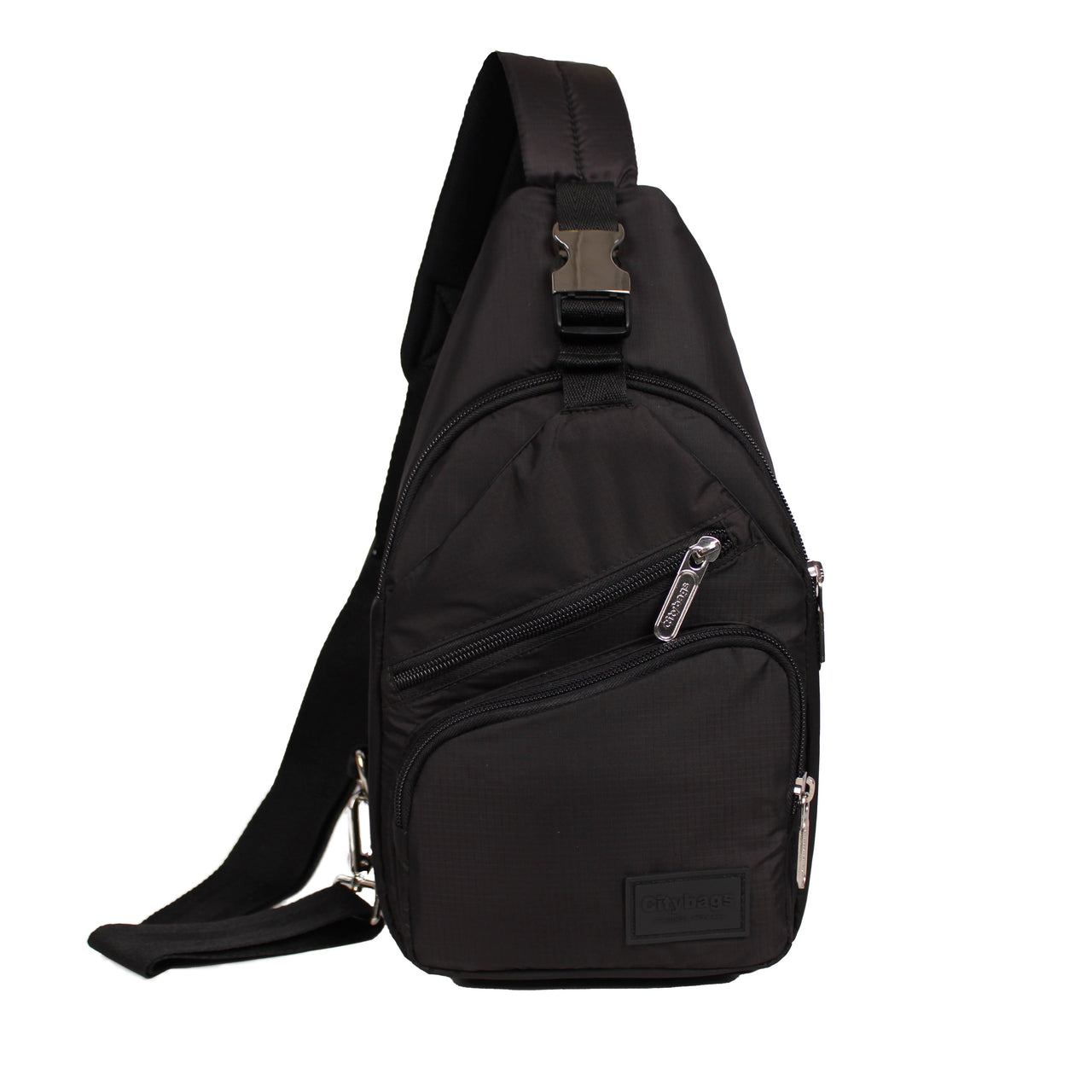 Bandolera Cruzada de Viaje Mediana Light Negro -NG