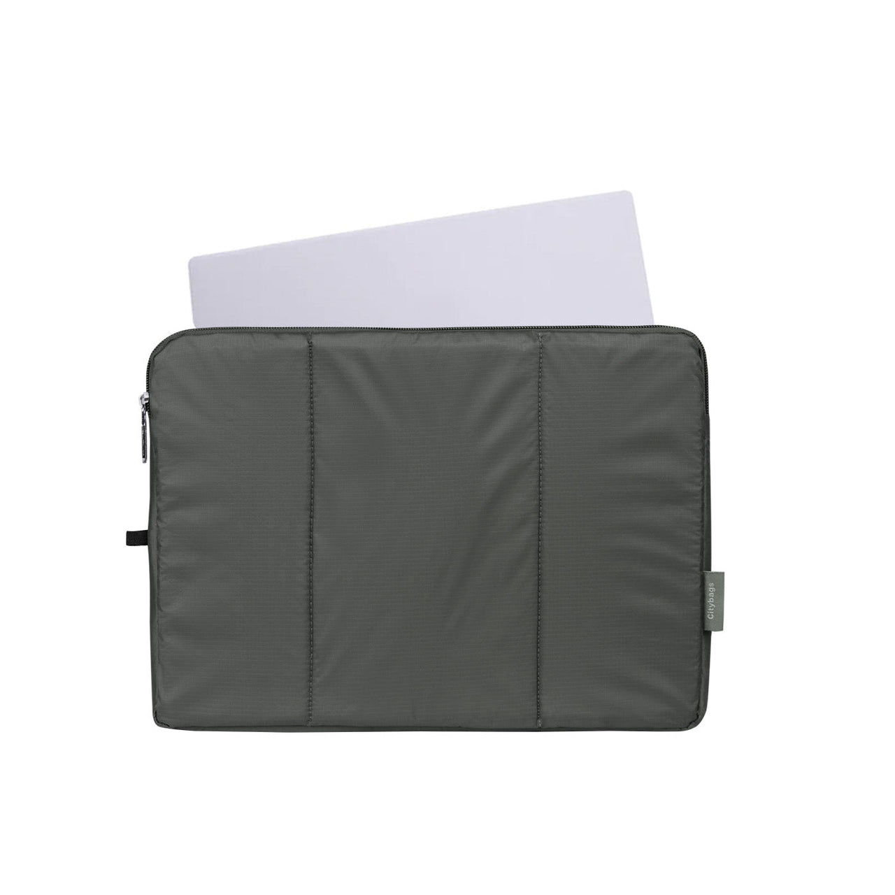 Estuche Laptop Pequeño Citybags Gris 33x23x2
