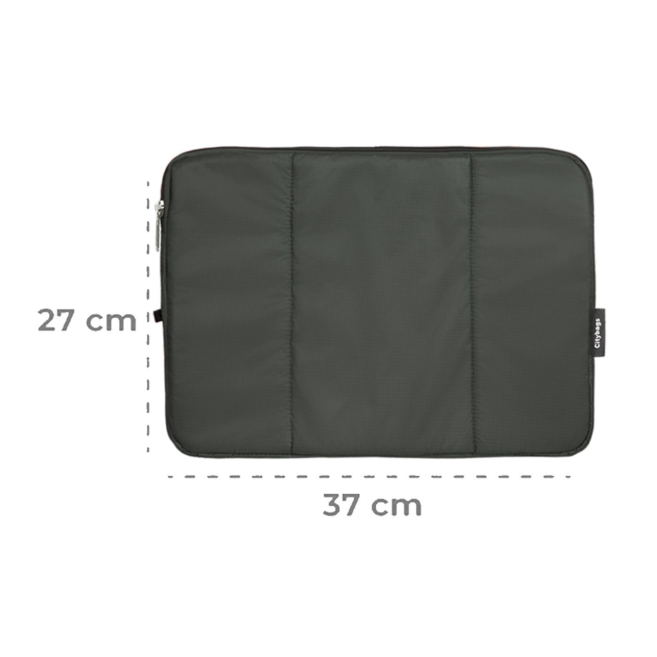 Estuche Laptop Citybags Gris