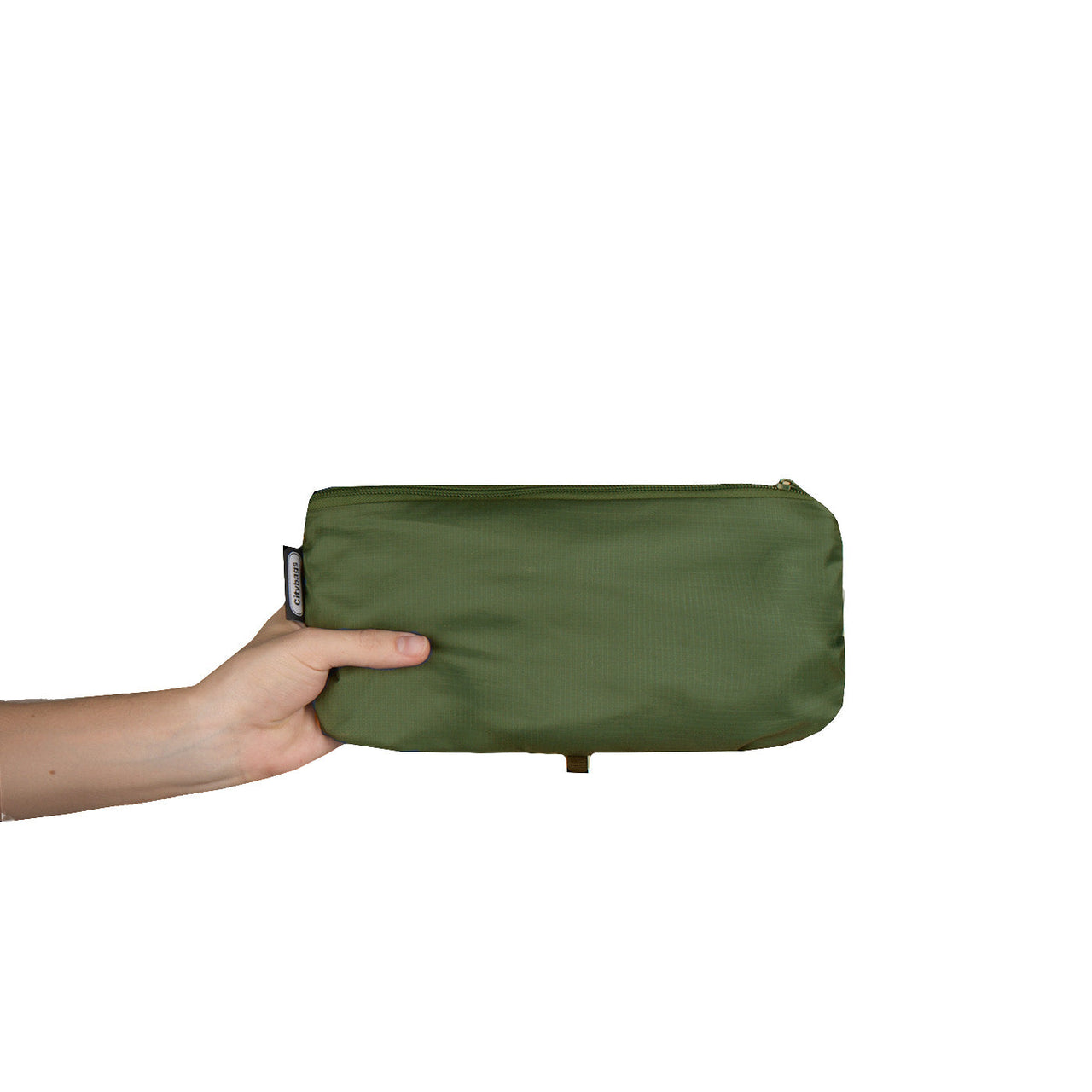 Bolso City Manos Libres Plegable Verde Militar