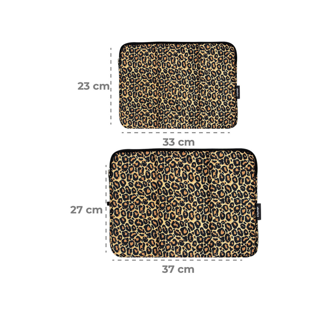 Estuche Laptop Grande Ultra Estampado Animal Print Citybags Multicolor 37x27x2cm