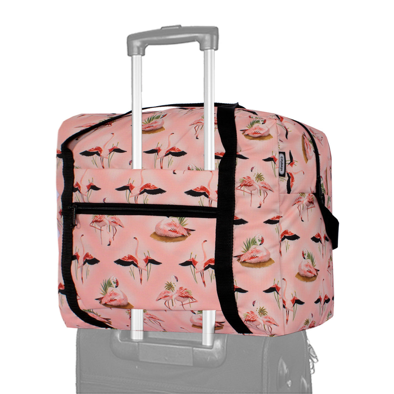 Maleta Articulo Personal  Plegable ULTRA Estampado Flamencos Citybags Multicolor