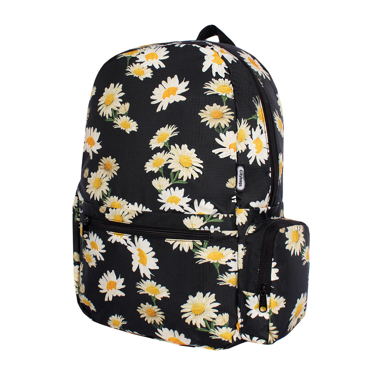 Morral Plegable ULTRA Estampado Margaritas Citybags Multicolor