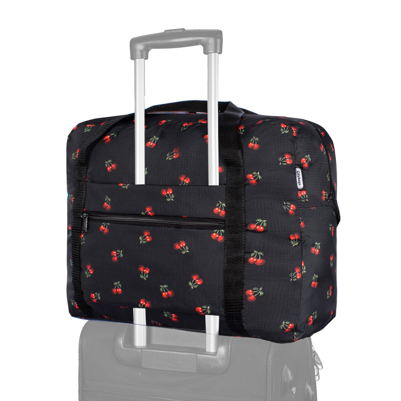 Maleta Articulo Personal  Plegable ULTRA Estampado Cerezas Citybags Multicolor