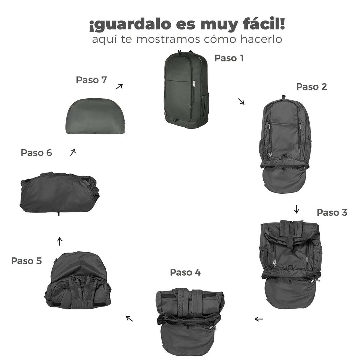 Morral Aventura ULTRA Plegable Estampado Cayena Citybags Multicolor