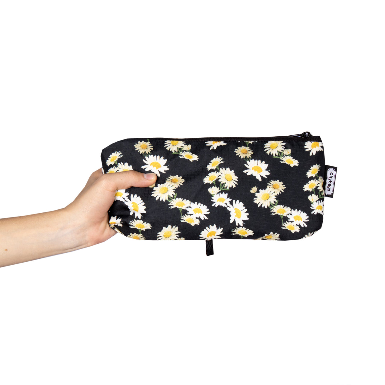Bolso City Manos Libres ULTRA Plegable Estampado Margaritas Multicolor