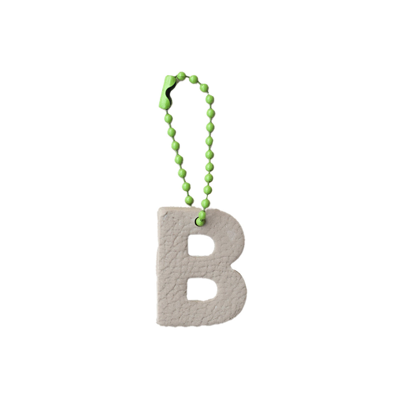 Charm Letra redonda B Latte
