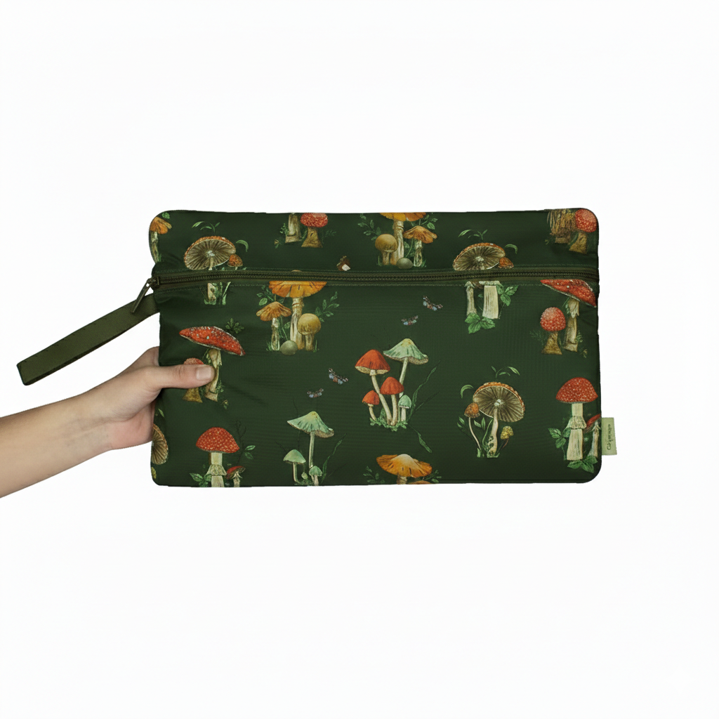Morral Cabina Tapa Ultra Citybags Estampado Fungi