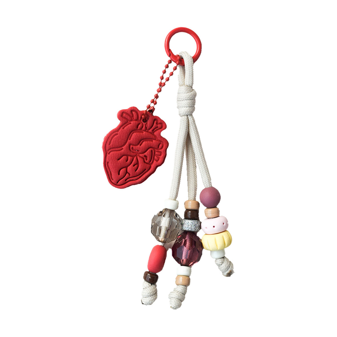Charm Corazón anatómico Cherry