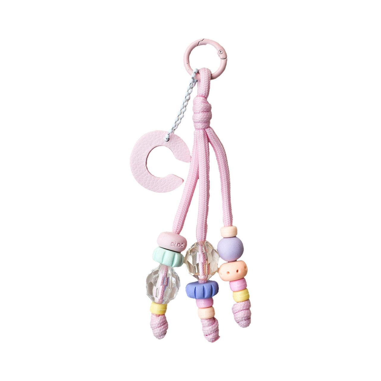 Charm Letra redonda C Rose