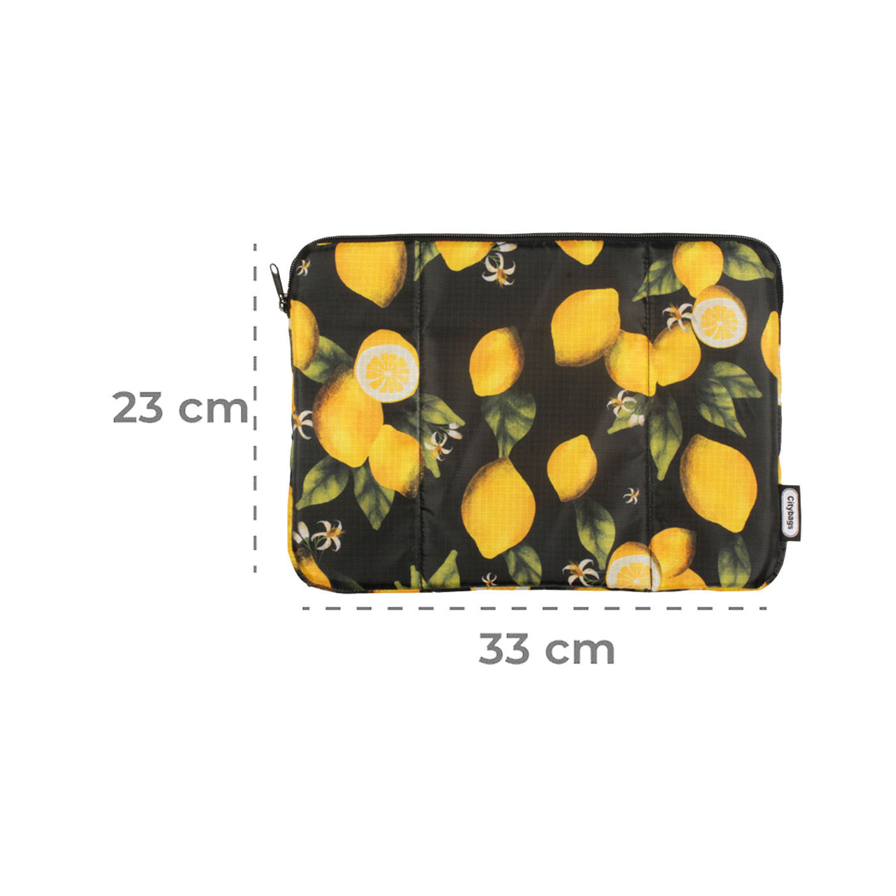 Estuche Laptop Pequeño Estampado Tahiti Citybags Multicolor 33x23x2
