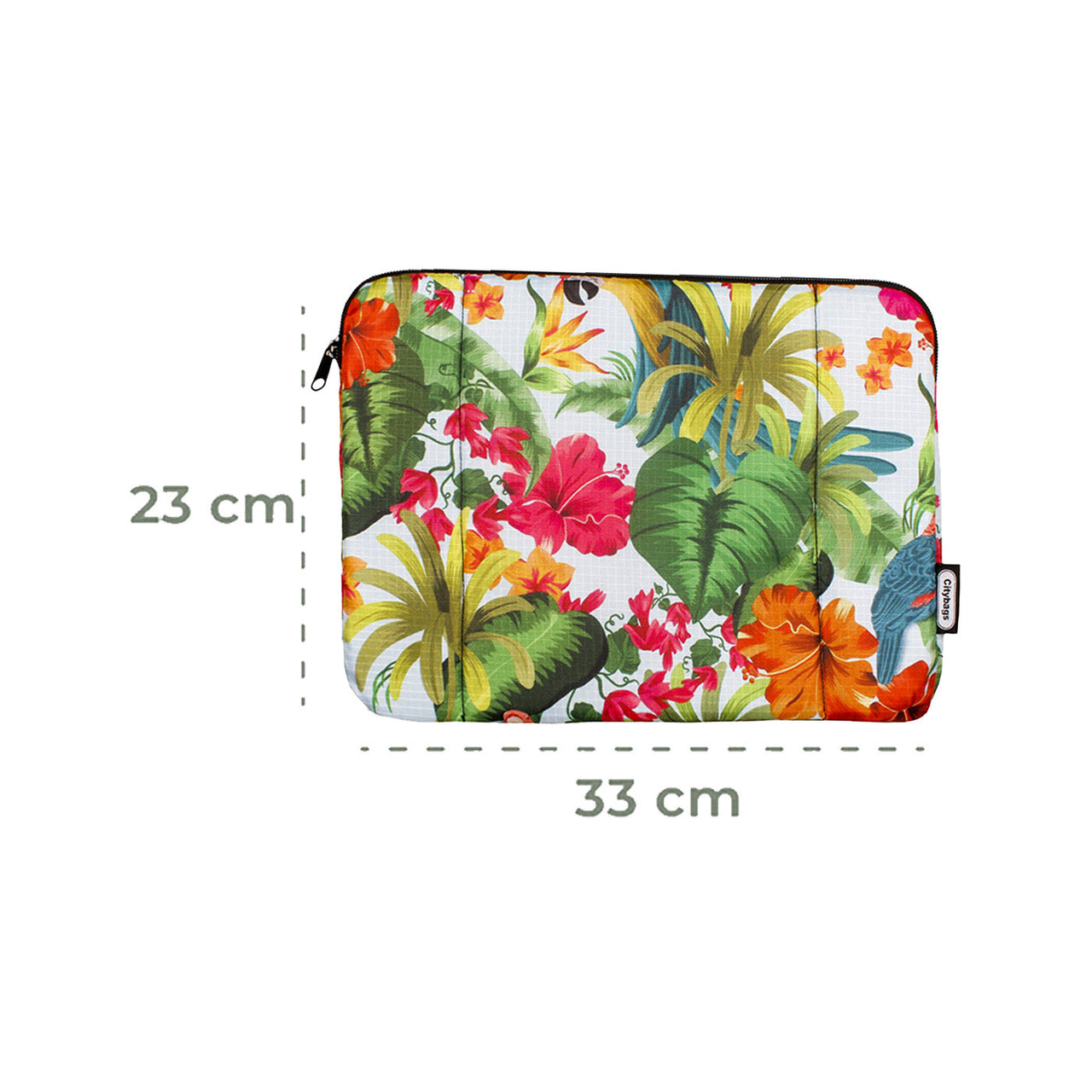 Estuche Laptop Pequeño Estampado Verano 33x23x2